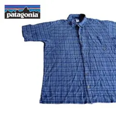 希少★Patagonia パタゴニア オーバーサイズ チェック柄 半袖シャツ