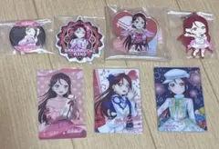 ラブライブ サンシャイン　Aqours 桜内梨子　缶バッジ　まとめ売り ラブライブ サンシャインAqours 桜内梨子未ホラ星型缶バッジまとめ売り