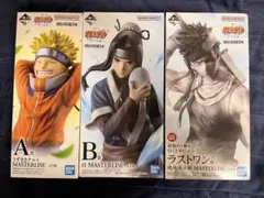 NARUTO　一番くじ　波の国編　フィギュア　ナルト　白　再不斬　3点セット