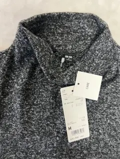 UNIQLO ソフトニットフリース　ハイネックT（長袖） M