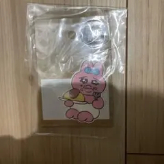 耐水ミニデコステッカー ピンクキャラクター　おぱんちゅうさぎ