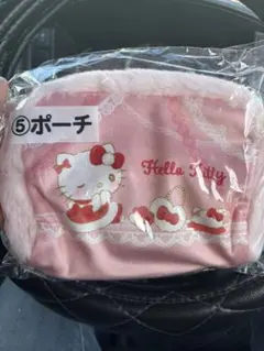 キティ　くじ　⑤ ポーチ
