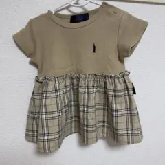 East Boyチェック柄切替Tシャツ 100cmのサムネイル