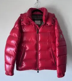 【美品】MONCLER_MAYA_ダウンジャケット_RED(レッド)_size2