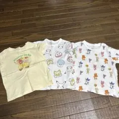 90cm 半袖Tシャツ 3枚セット まとめ売り 保育園着
