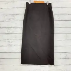 ZARA ブラウン ロング タイトスカート S 細身 秋冬 綺麗 オフィス✨上品