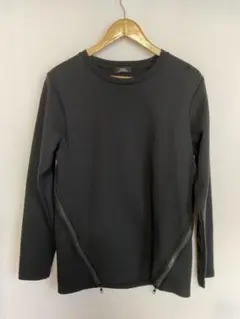 5351 ROUR LES HOMMES 裾ジップ　ロンT
