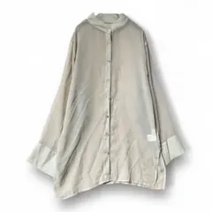 ★JEANASiS★春夏 オーバーサイズシアーシャツ チュニック 無地 シンプル