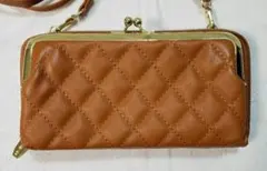 ショルダーウォレット キャメル