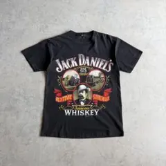 00’s Jack Daniel’s No.7 Tシャツ古着 ブラックL相当のサムネイル