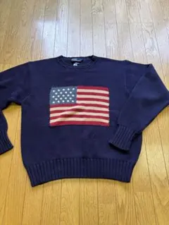 90s polo by ralph lauren 星条旗　　コットン