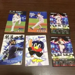 カルビー プロ野球チップス 東京ヤクルトスワローズ カード6枚セット