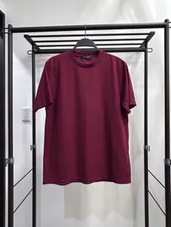 nano・universe ナノユニバース Tシャツ半袖 ボルドー バーガンディ