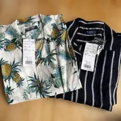 【新品】 GLAZOS 半袖シャツ 140cm 2枚セット