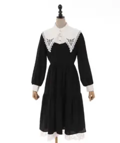 新品タグ付き♡刺繍襟付きシスターワンピース　アクシーズファム