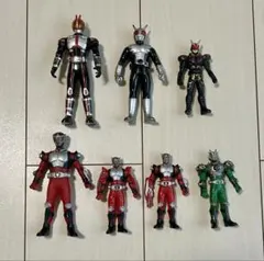 仮面ライダー フィギュア ソフビ 7体セット