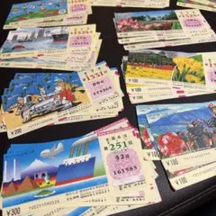 宝くじ　セット　J 花や風景