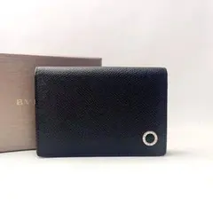 極美品】ブルガリ RFID サークルロゴ ビーゼロワン 二つ折り財布