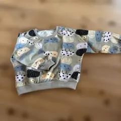 動物柄 トレーナー