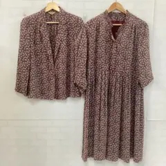 4.6◎A556P◎ヴィンテージ◎スカートセットアップ◎花柄◎レトロ