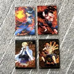 ワンピース　ウエハース　カード　未開封❗️サボ　エース　4枚セット