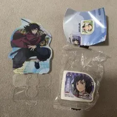 くら寿司コラボ『鬼滅の刃』富岡義勇　ストローチャーム　消しゴム