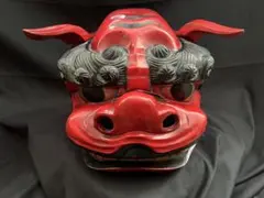 獅子舞・獅子頭】置物 縁起物 魔除け 祭り お正月 - メルカリ