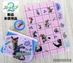 ズートピアWB ミニポーチM ピンク　ファイル　ズートピア2