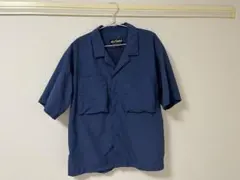WILDTHINGS SUPPLEX CAMP SHIRT ネイビーMのサムネイル