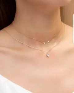 【断捨離中につき最終価格！】【新品未使用】2個セットのハートネックレス