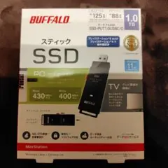 【新品未開封】BUFFALO 外付けSSD スティック型　1TB