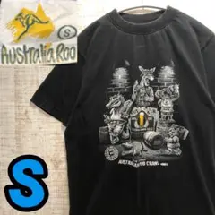 5T8578 Australia Roo Tシャツ キャラ　デザイン　古着