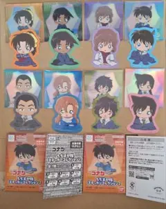 名探偵コナン ちぢませ隊 ステッカーコレクション2 4セット16枚セット