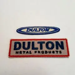 DULTON 刺繍パッチ 2枚セット ワッペン