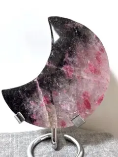 天然石　ロードナイトシリカ　月