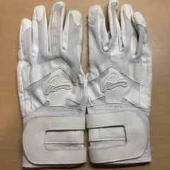 アイピーセレクト　ホワイト バッティング用手袋　M 25cm