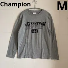 【Champion】チャンピオン　長袖カットソー　ロンT　グレー　メンズM