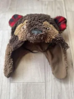 クマの顔デザイン ベビー帽子 12-24ヶ月用