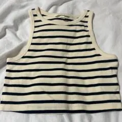 H＆M ボーダー タンクトップ