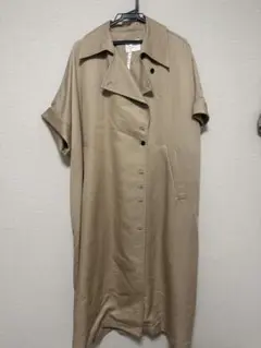 AMERI vintage ベージュ 半袖トレンチコート