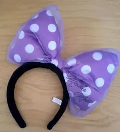 ディズニー ミニー水玉リボン カチューシャ