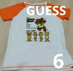 GUESS BEAR Tシャツ 1981 オレンジ