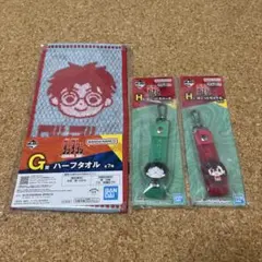 ダンダダン 一番くじ オカルン モモ タオル ストラップ セット