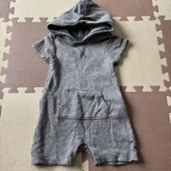 babyGap フード付きロンパース 12-18ヶ月 グレー