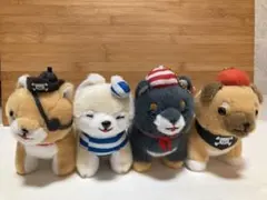豆しば三兄弟　海賊ってかっこいいですね。4体セット 海賊ごっこ　ミニサイズ