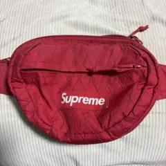 Supreme ウエストバッグ オレンジ リップストップ - メルカリ
