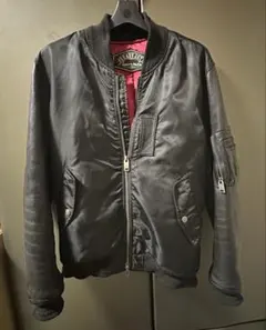 JACKROSE 清木場俊介CRAZYJET MA-1 ラムレザー　サイズ3
