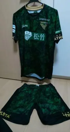 東京ヴェルディ プラクティスシャツ パンツ 上下セット Lサイズ ATHLETA