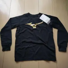 Mizuno バレーボールシャツ 黒/金 120