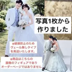 ミニチュア　フィギュア　ウエディング　結婚式　1/64より大　ミニカーに　3D